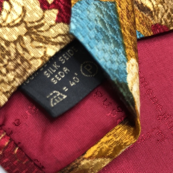 Authentic Bohemian Ernemegildo Zegna Silk Tie Made in Italy. Postcard print - Picture 8 of 10